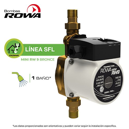 Bomba ROWA Mini RW9 Bronce